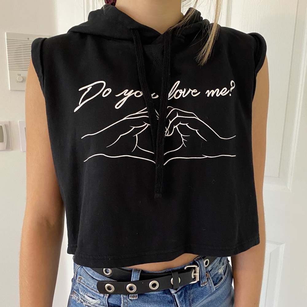💛2/$25💛 Ardene hoodie crop sweatshirt small